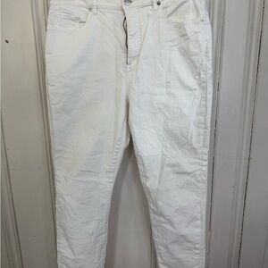 Loft white jeans